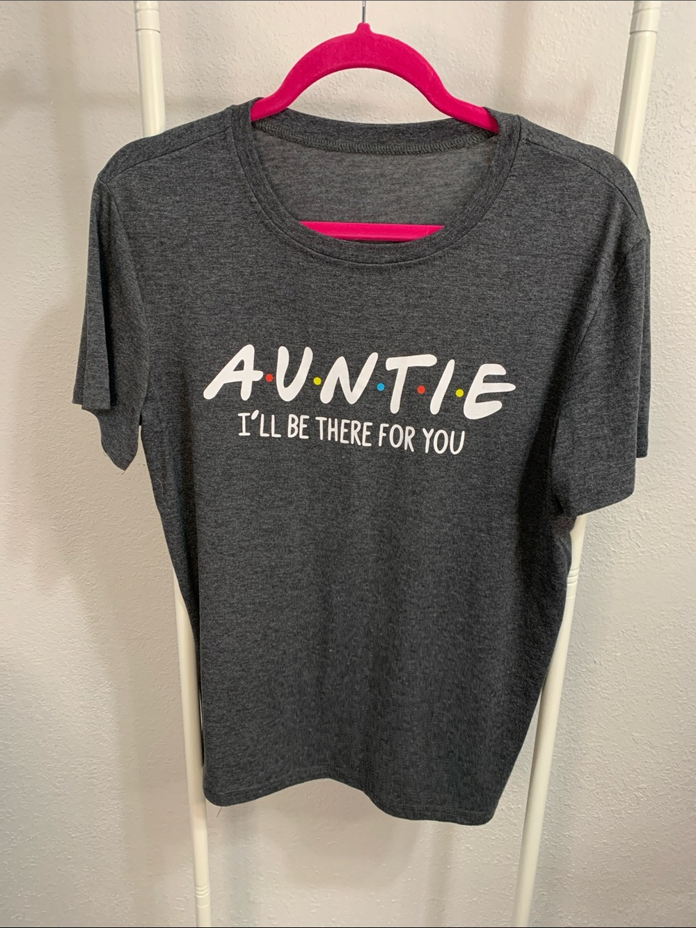 Auntie Graphic Tee - Dark Gray